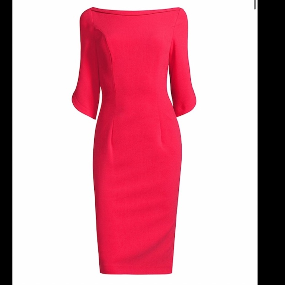 NWT Black Halo Red Cocktail Dress